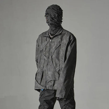 Chaqueta Retro de Acero Negro