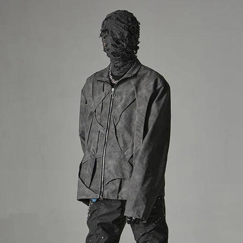 Chaqueta Retro de Acero Negro