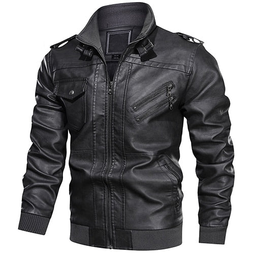 Chaqueta de Cuero Negra Atemporal