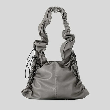 de Mujer Cuero Vintage Bolso Negro