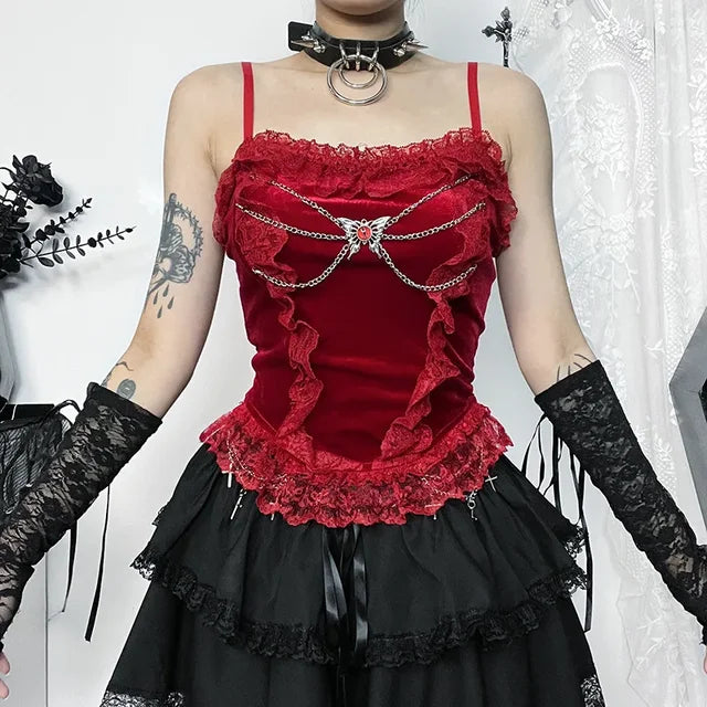 Gothic Corset Top Gótico