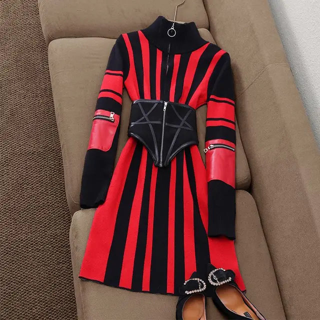 Vestido Gótico Skinny Selene