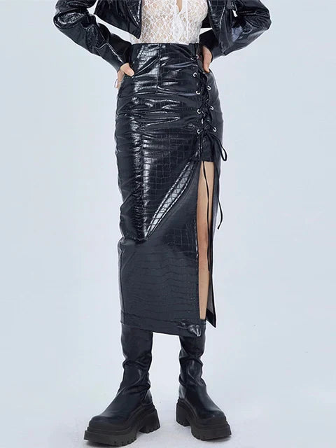 Falda Gótica Lilith del Abismo