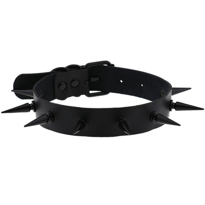 Vegan Cuero Choker del Caos